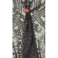 MANTILLA NEGRA TRES PICOS VAYEUX