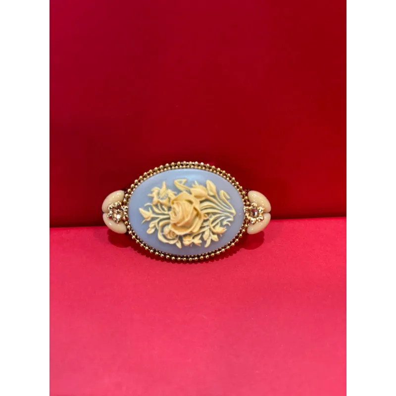 BROCHE VERONA CELESTE