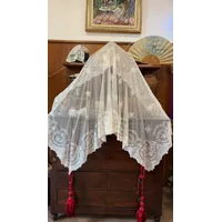 Mantilla Luisa Beige Seda