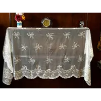 MANTILLA BEIGE ENCAJE DE GRANADA 