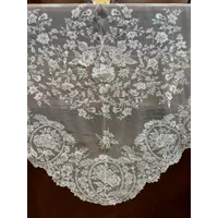 MANTILLA DE TRES PICOS BEIGE - 2560/G