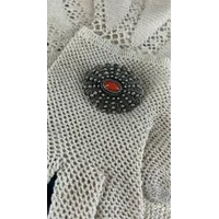 BROCHE DE FILIGRANA Y CORAL