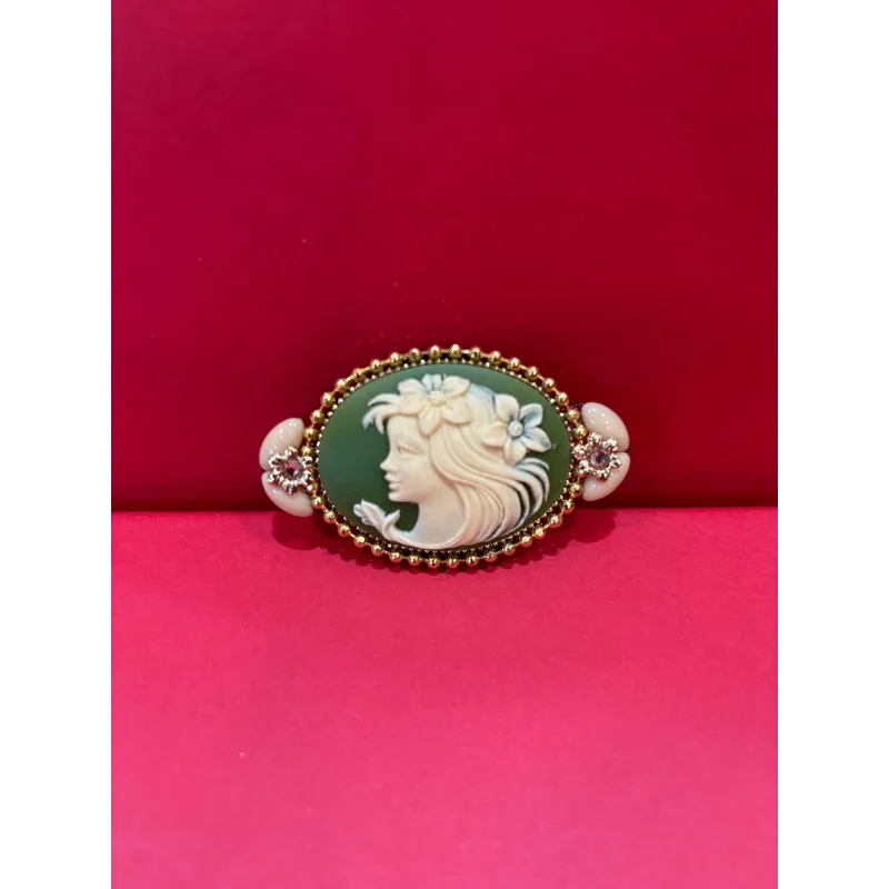 BROCHE PRIMAVERA VERDE