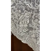 MANTILLA DE TRES PICOS BEIGE - 2567/M