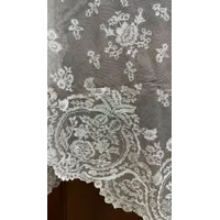 MANTILLA DE TRES PICOS BEIGE - 2540/G