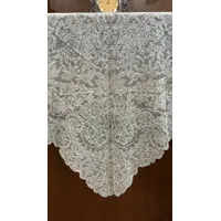 MANTILLA DE TRES PICOS BEIGE - 2566/M