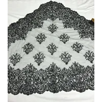 MANTILLA DE TRES PICOS NEGRA - 2565/M