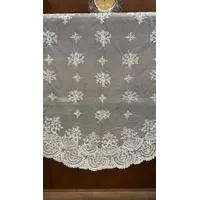 MANTILLA SEMICIRCULAR BEIGE - 2530/G