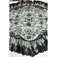 MANTILLA DE TERNO NEGRA