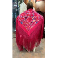 MANTON ANTIGUO ROSA FUCSIA
